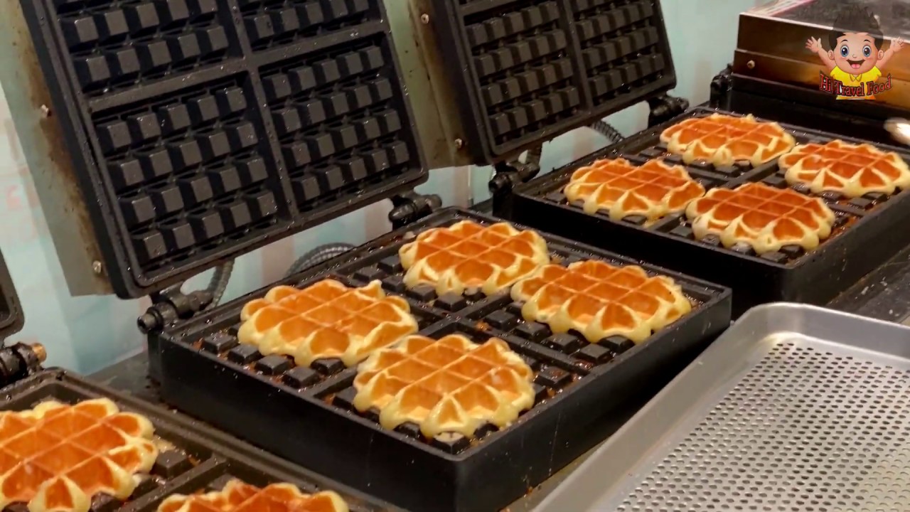 Korean Street Food │ waffles (와플)