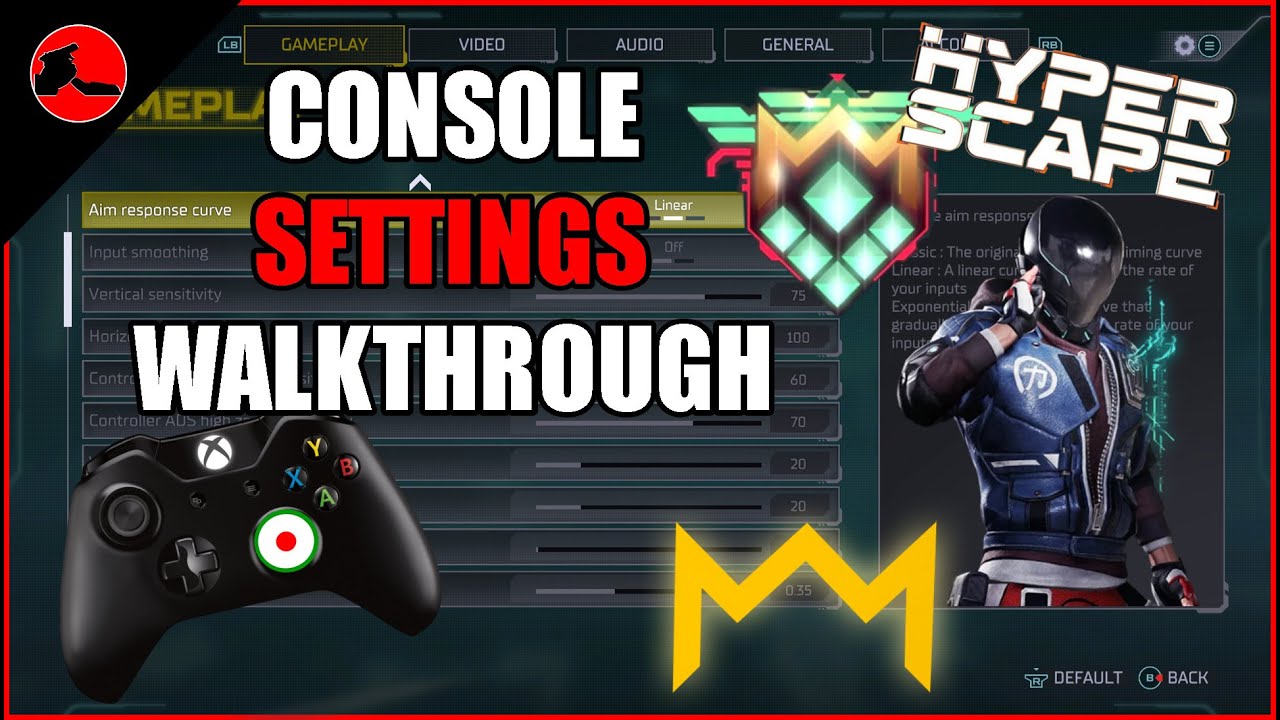 HYPER SCAPE - Complete CONSOLE Settings Walkthrough Advanced Guide | How to improve at Hyperscape