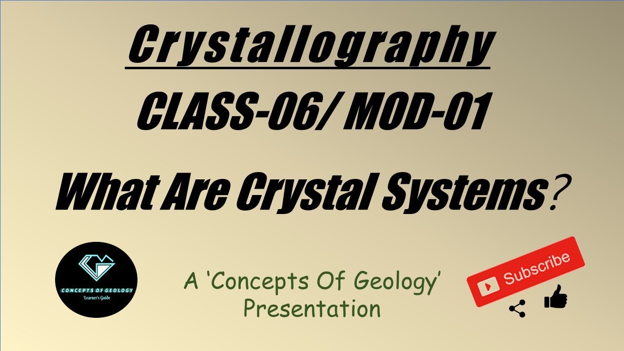 Crystallography: Class-06/ Module-01 (What is crystal system?)