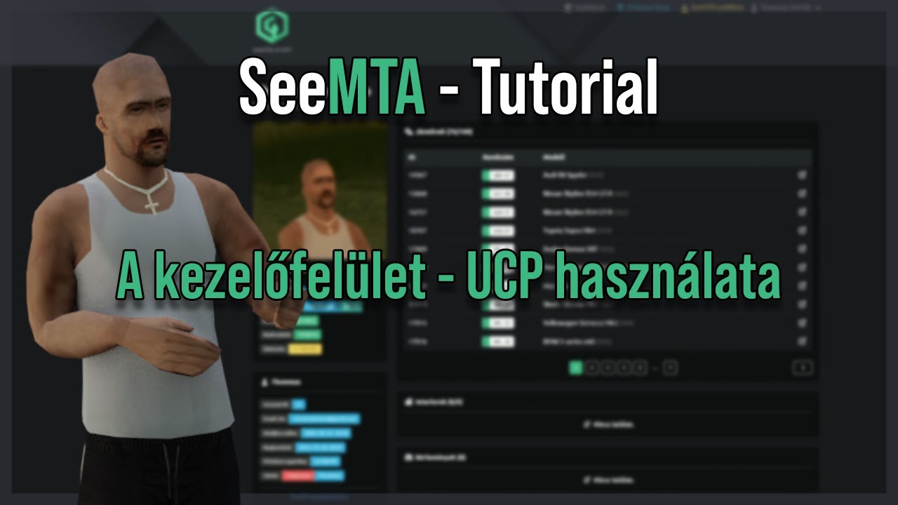 SeeMTA v4 - Tutorial - A kezelőfelület (UCP) használata