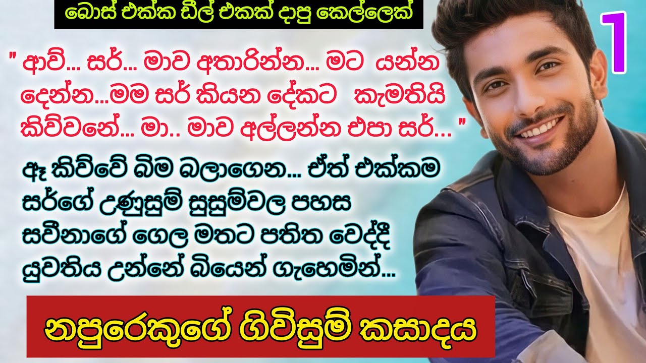 නපුරෙකුගේ ගිවිසුම් කසාදය _ 1| බොස් එක්ක ඩීල් එකක් දාපු කෙල්ලෙක් | naurekuge givisum kasadaya #novels
