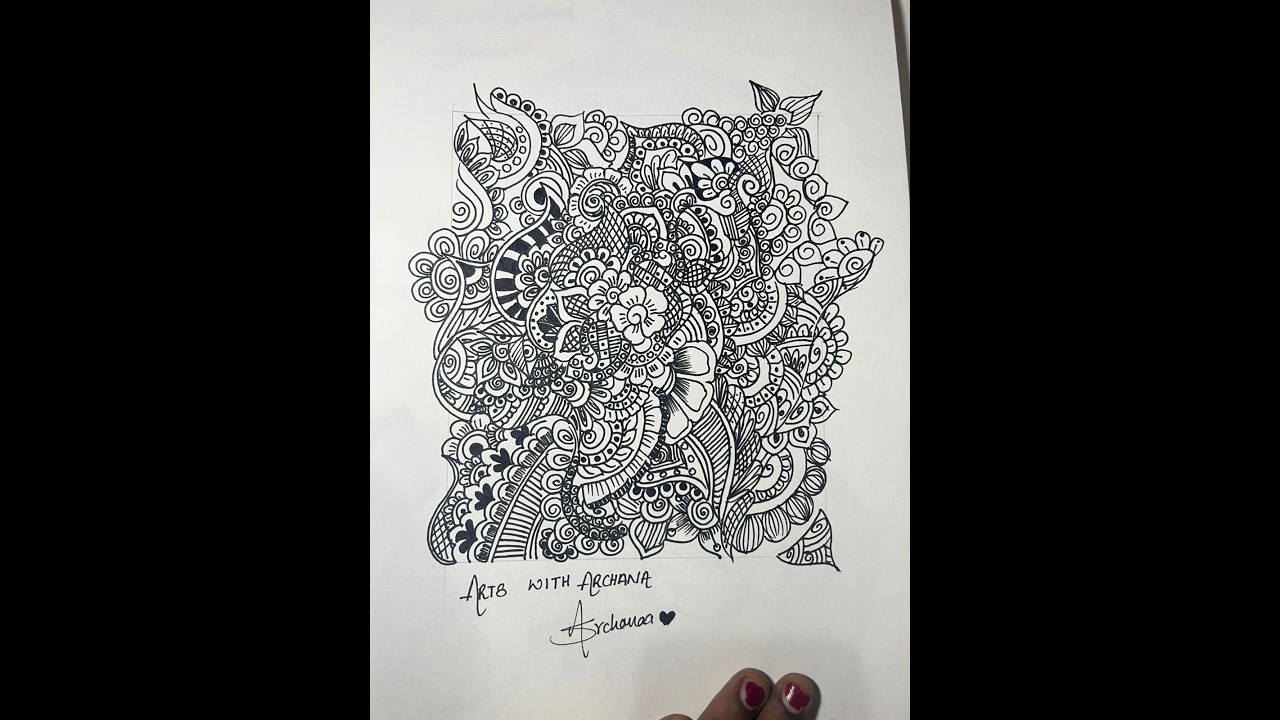 Live Mandala Drawing Session | Art With Archanna