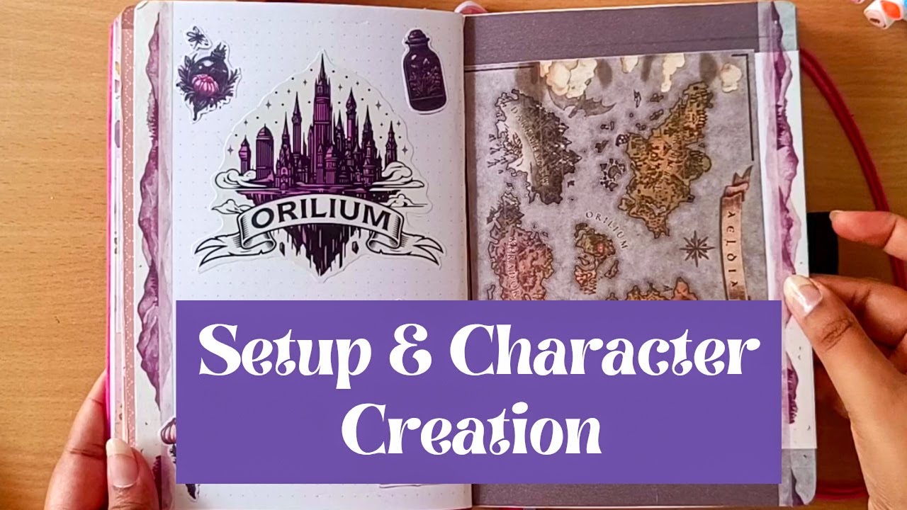 Reading Journal Update | Magical Readathon Setup 📜 & Character Creation 🔥🧙&zwj;♀️