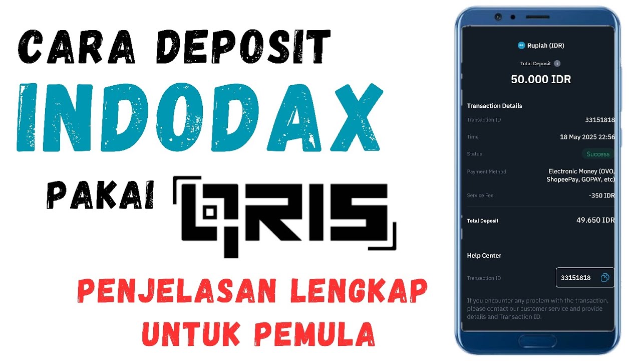 HOW TO DEPOSIT INDODAX USING THE LATEST QRIS!!!