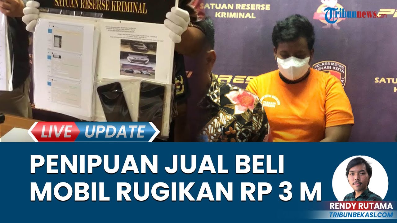 Polres Metro Bekasi Kota Tangkap Tersangka Penipuan Jual Beli Mobil Eks Taksi Deka Reset