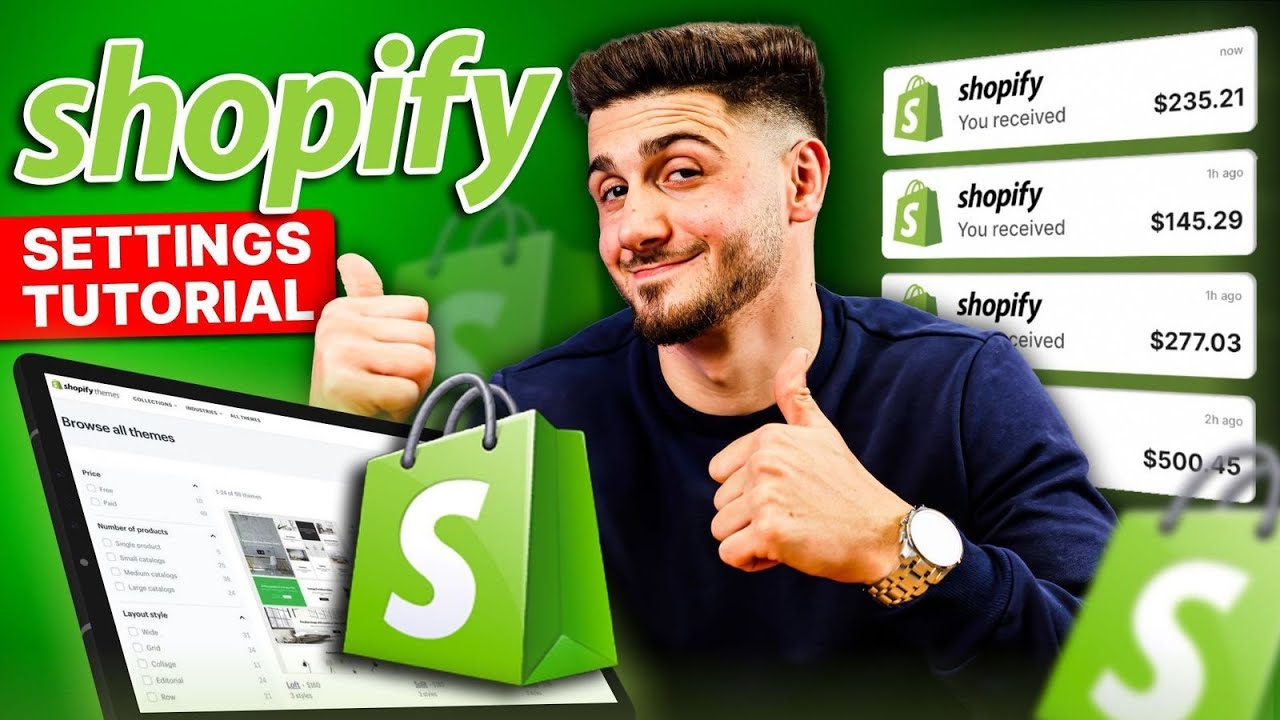 Shopify Tutorial | Setting Up Payments, Checkout, Shipping, & Domain in 2026