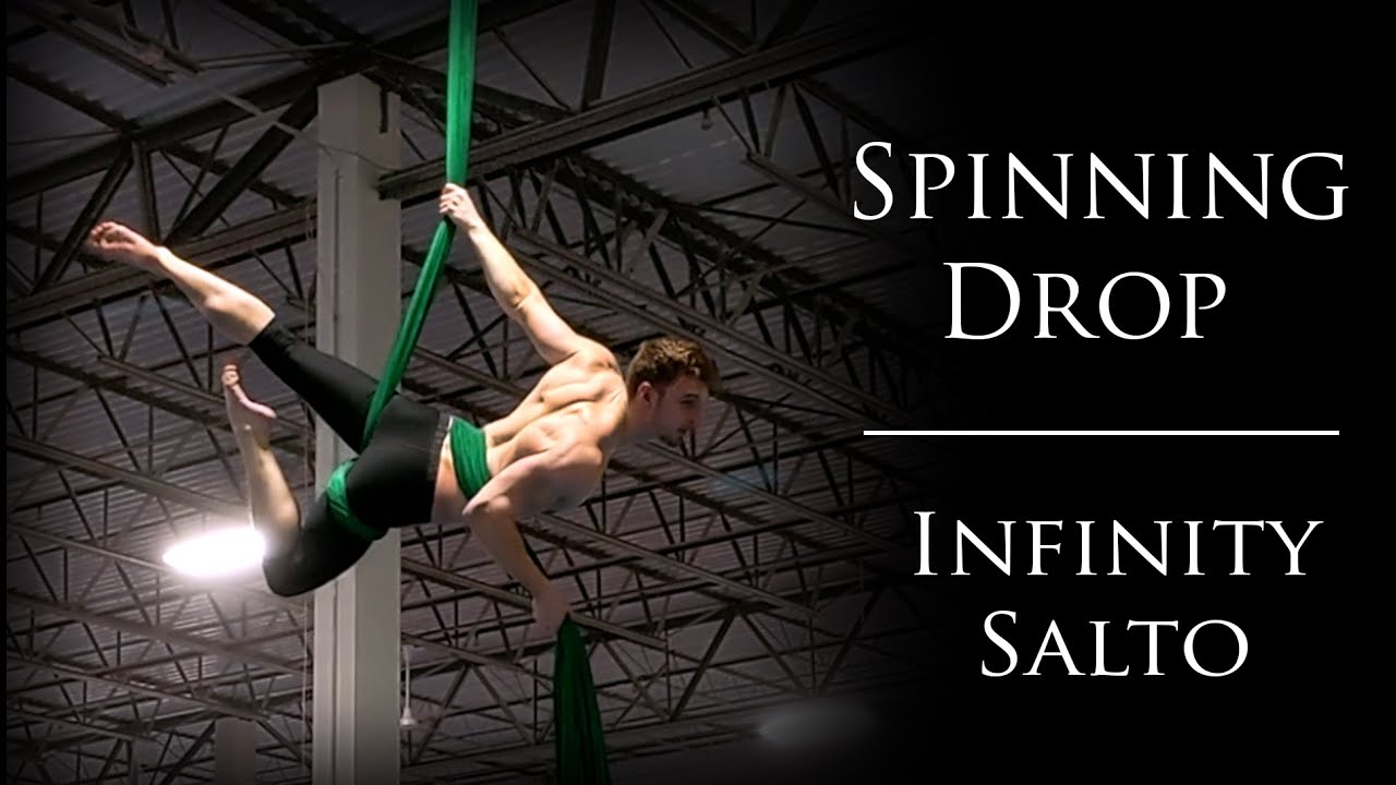 Aerial Silks - Spinning Drop & Infinity Salto