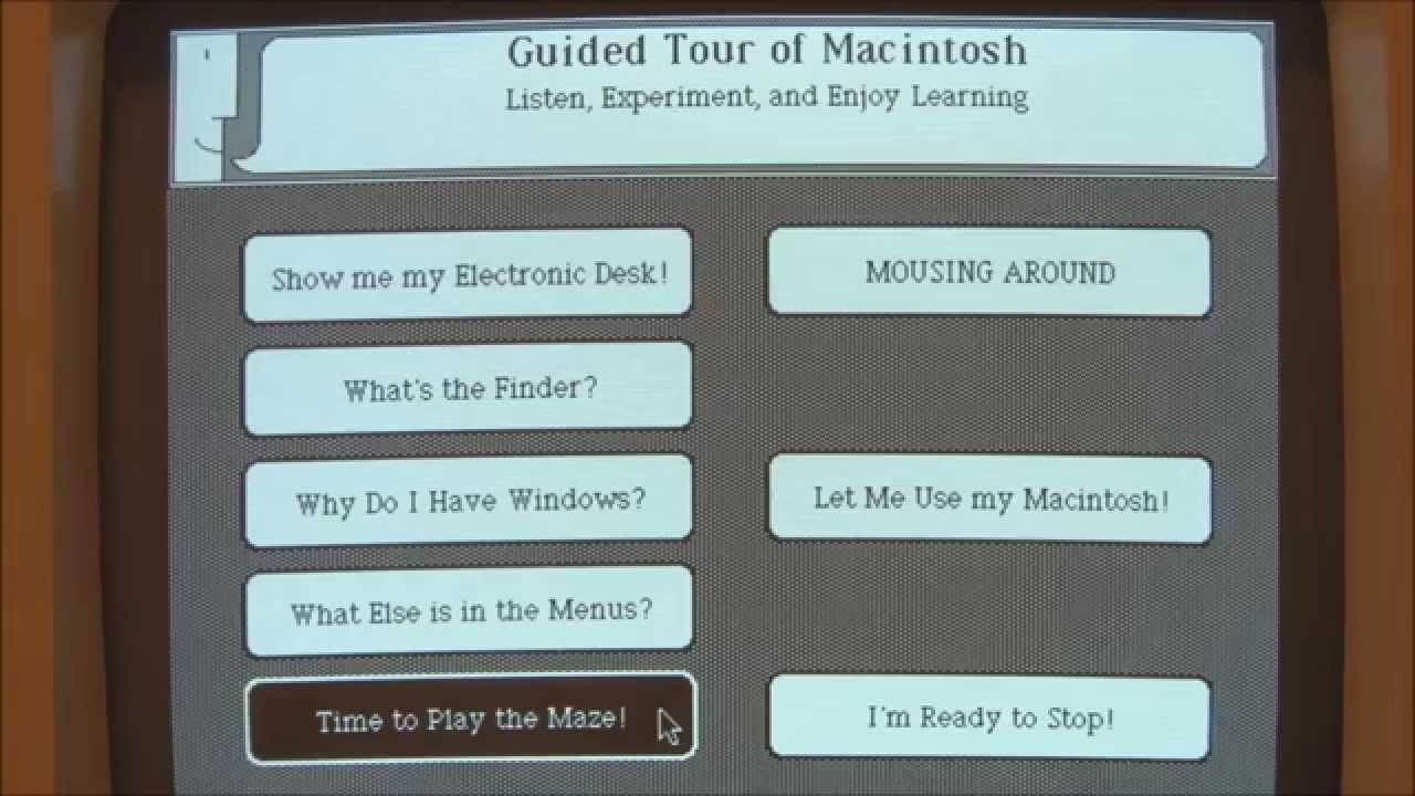 Apple Macintosh 128k (1984) Start Up and Demonstration