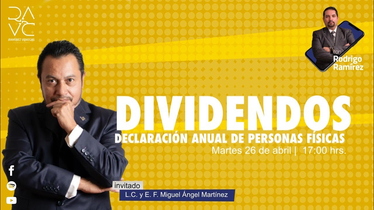 Dividendos - Declaración Anual de Personas Físicas