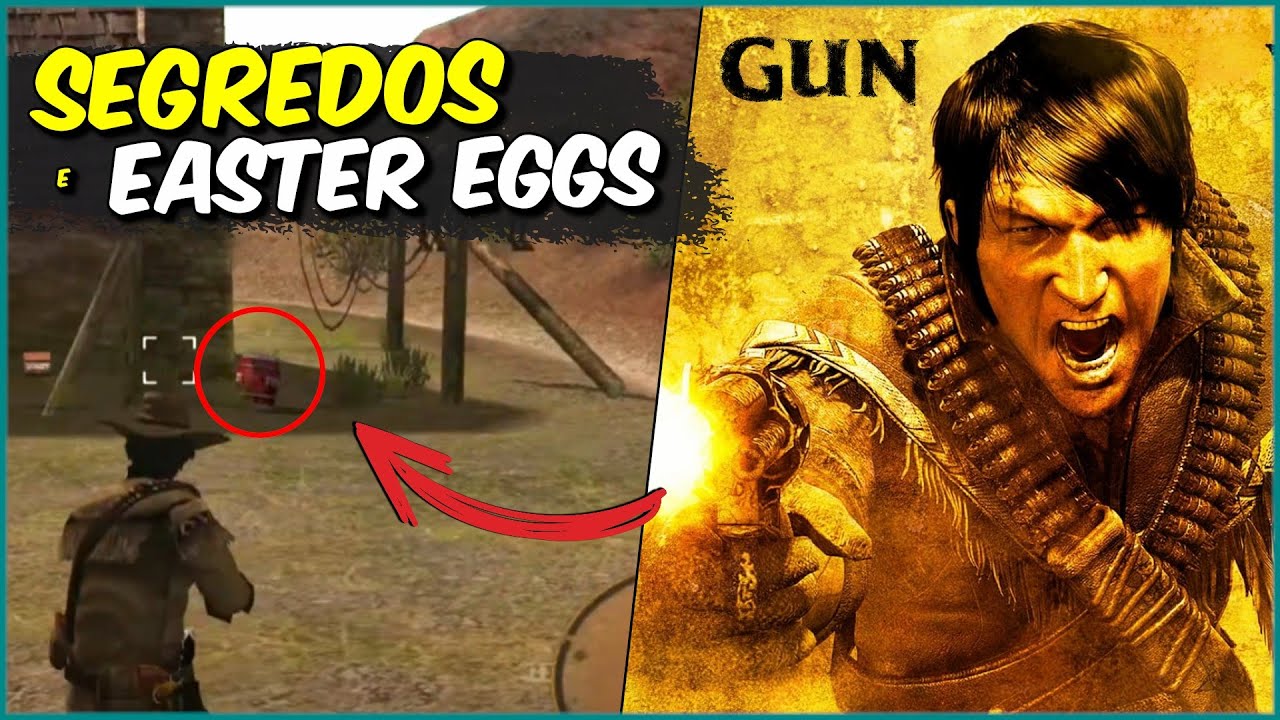 12 SEGREDOS e EASTER EGGS escondidos no jogo GUN (2005) da NEVERSOFT
