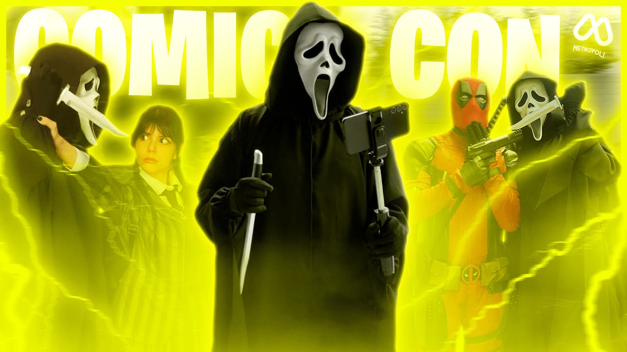 MI PRIMERA COMIC-CON COMO GHOSTFACE | Epic Vlog
