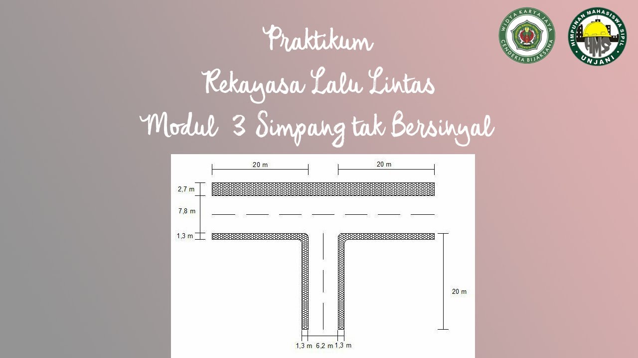 Praktikum Rekayasa Lalu Lintas - Modul 3 Simpang Tak Bersinyal
