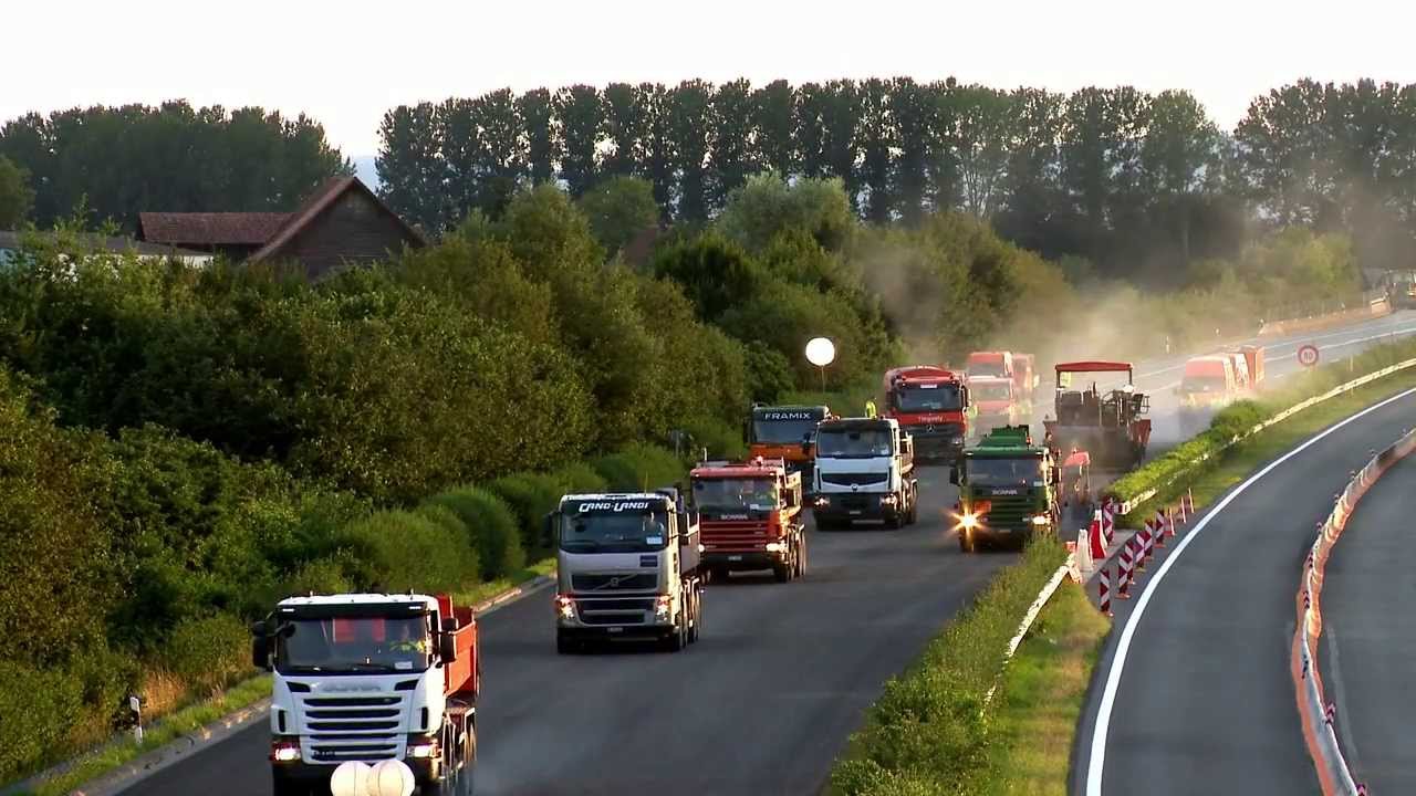 Colas Vaud, Autoroute Estavayer-le-lac