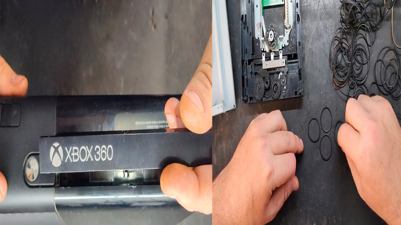 REPARO CONSERTO XBOX 360 SLIM NÃO ABRE A GAVETA ,BANDEIJA