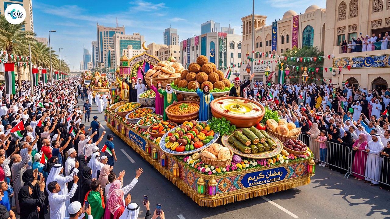 Парад в курдскую столицу в Рамадан 2026: гигантские платформы с вегетарианской едой заполнят улицы |