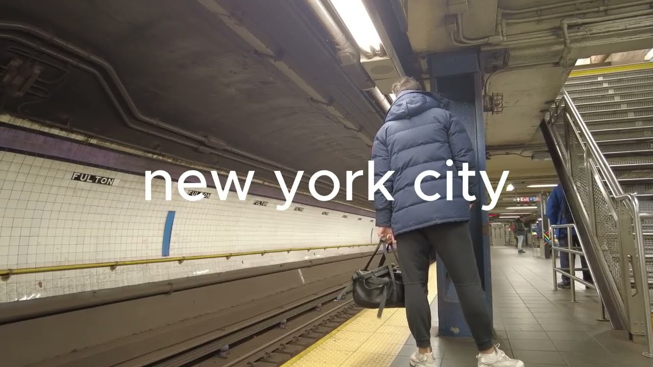 New York City- Walking Tour, Taking the Uptown A train to 42nd Street Port Authority Bus Terminal.