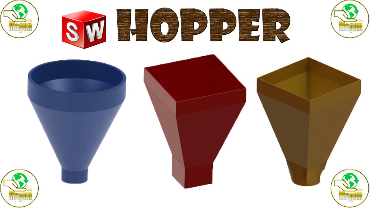 HOPPER SOLID WORKS 2020