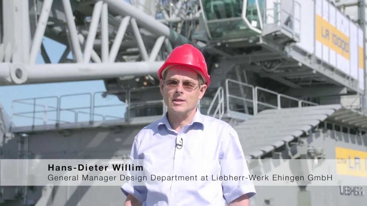 Самый высокий гусеничный кран в мире Liebherr LR 13000