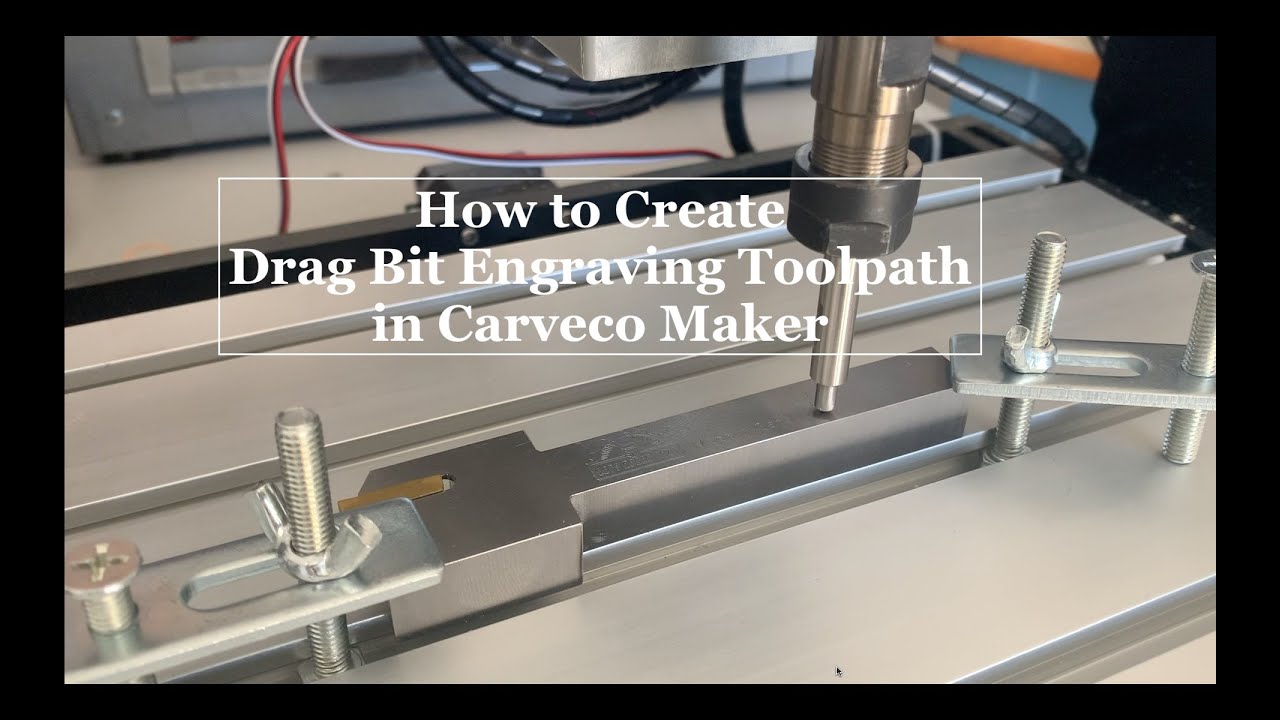Как создать траекторию гравировки Drag Bit в Carveco Maker