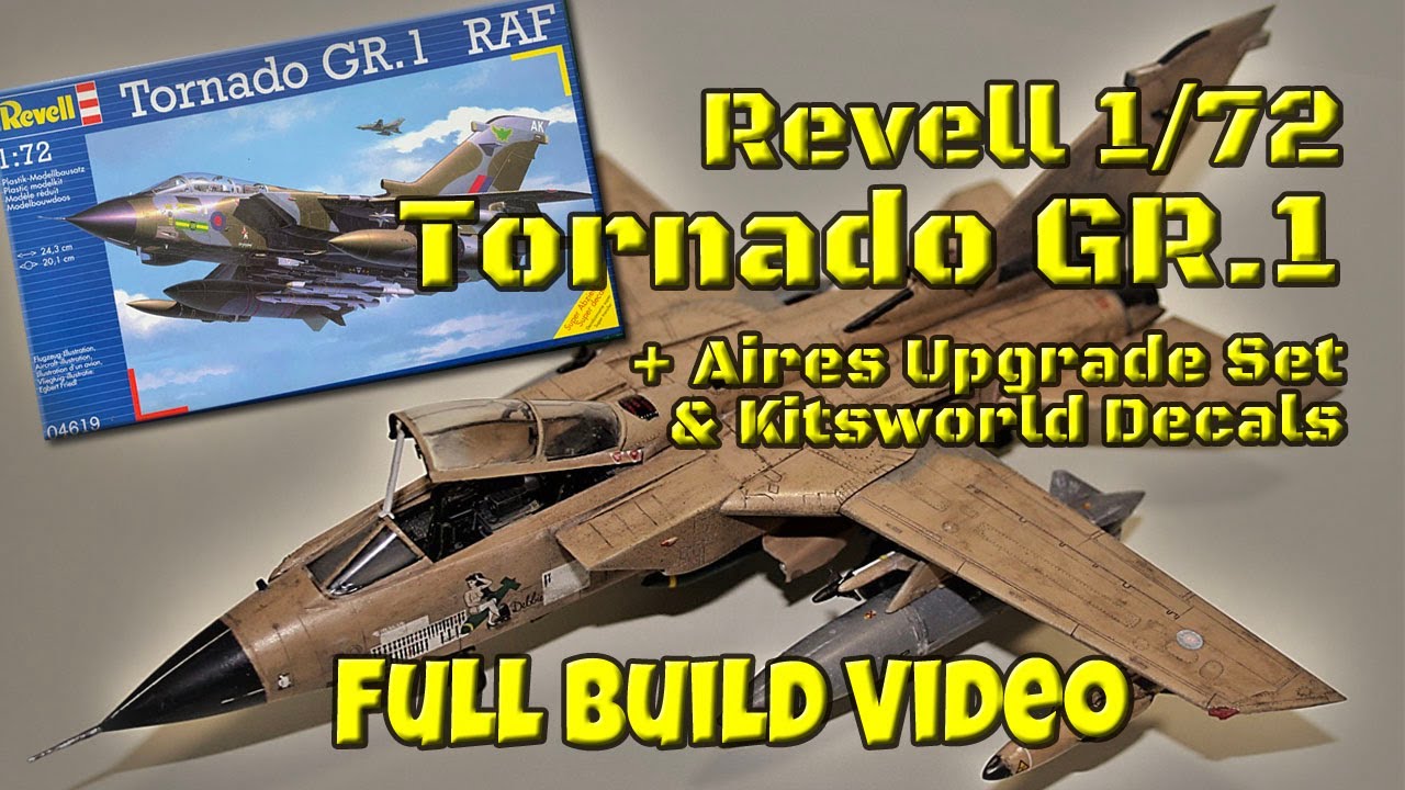 Сборная модель самолета Revell RAF Tornado GR.1 в масштабе 1/72, операция «Грэнби» в пустыне, с к...