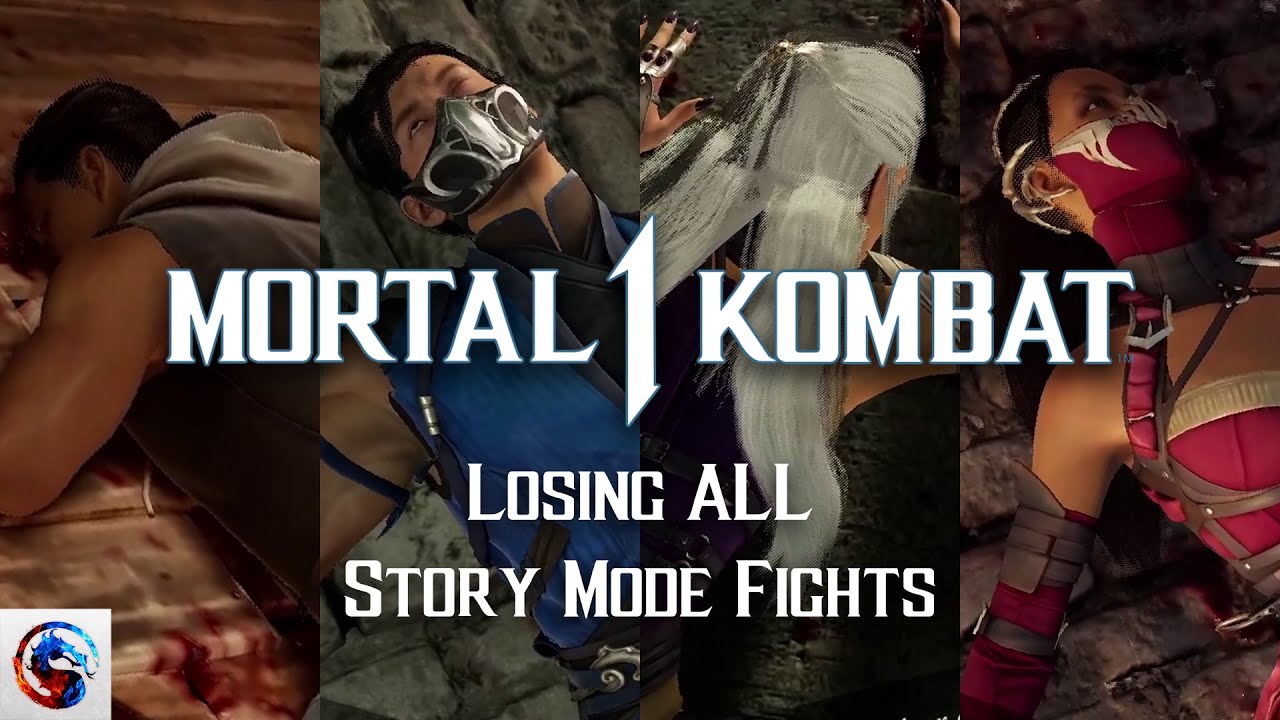 Mortal Kombat 1 - Interactions when you LOSE ALL Story Mode Fights [HD 60 fps]