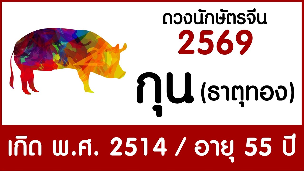 #ดวงคนปีกุน(ธาตุทอง) เกิด พ.ศ.2514 #ดวงปี2569 #astrology2026 #chineseastrology2026 #ดูดวง2569