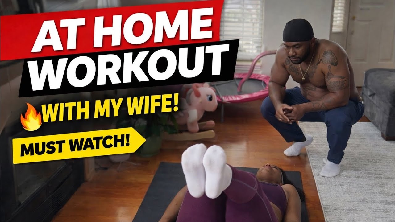 My Wife vs Me: At-Home Workout Challenge 💪🏾🔥