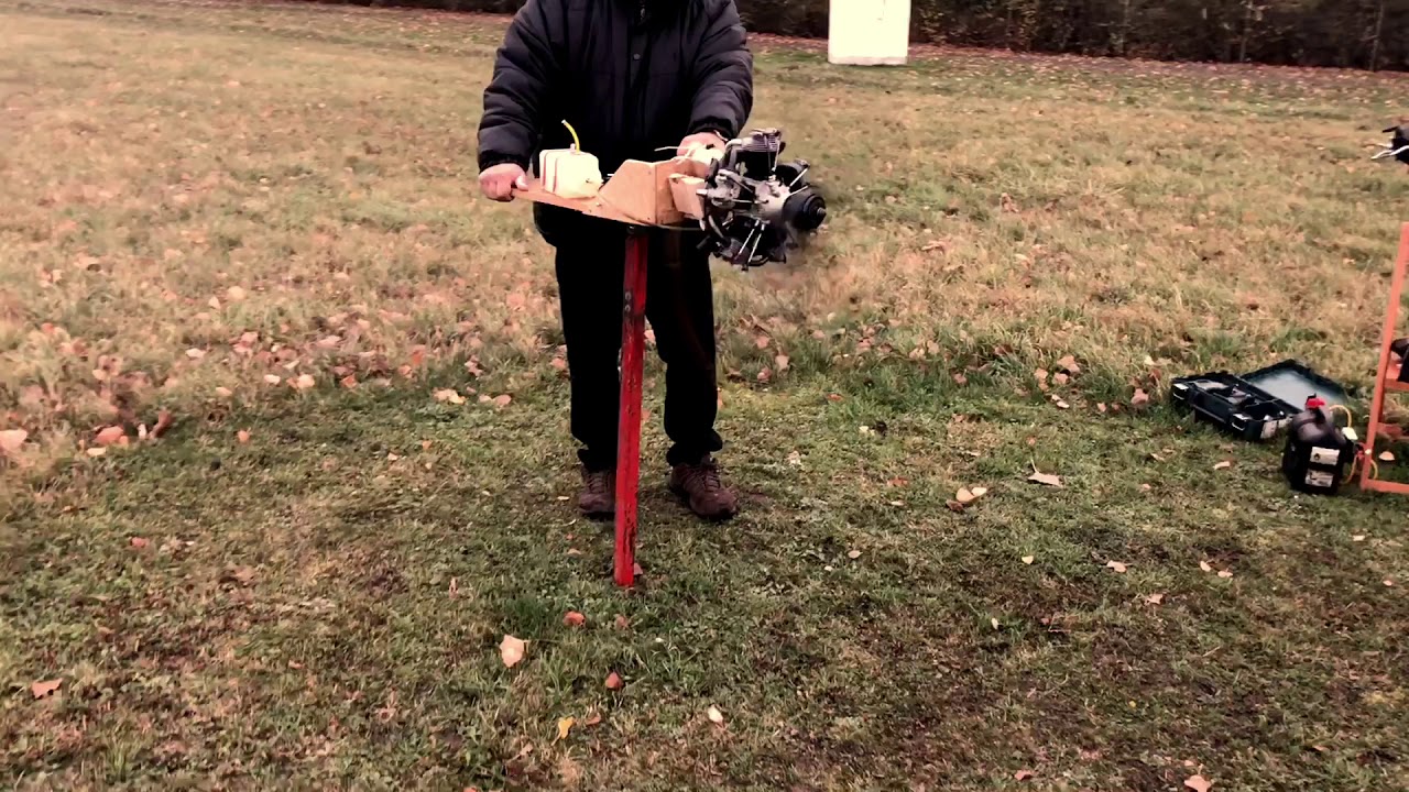 Moki 250 Radial Engine // Moki 250 Sternmotor Testlauf || FMK-Braunschweig Sickte