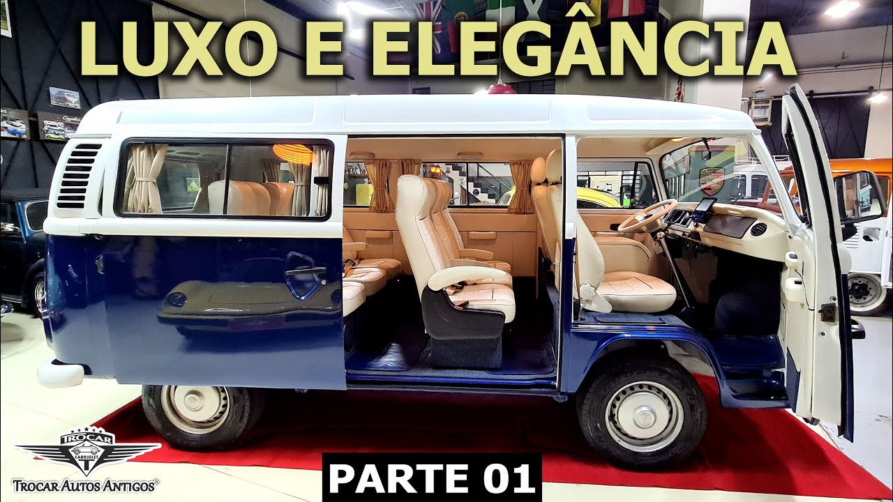 PARTE 01 | KOMBI BERNADETE | ELEGÂNCIA, LUXO e MUITO MAIS! Branca e Azul, ano 2014 | Vídeo detalhado