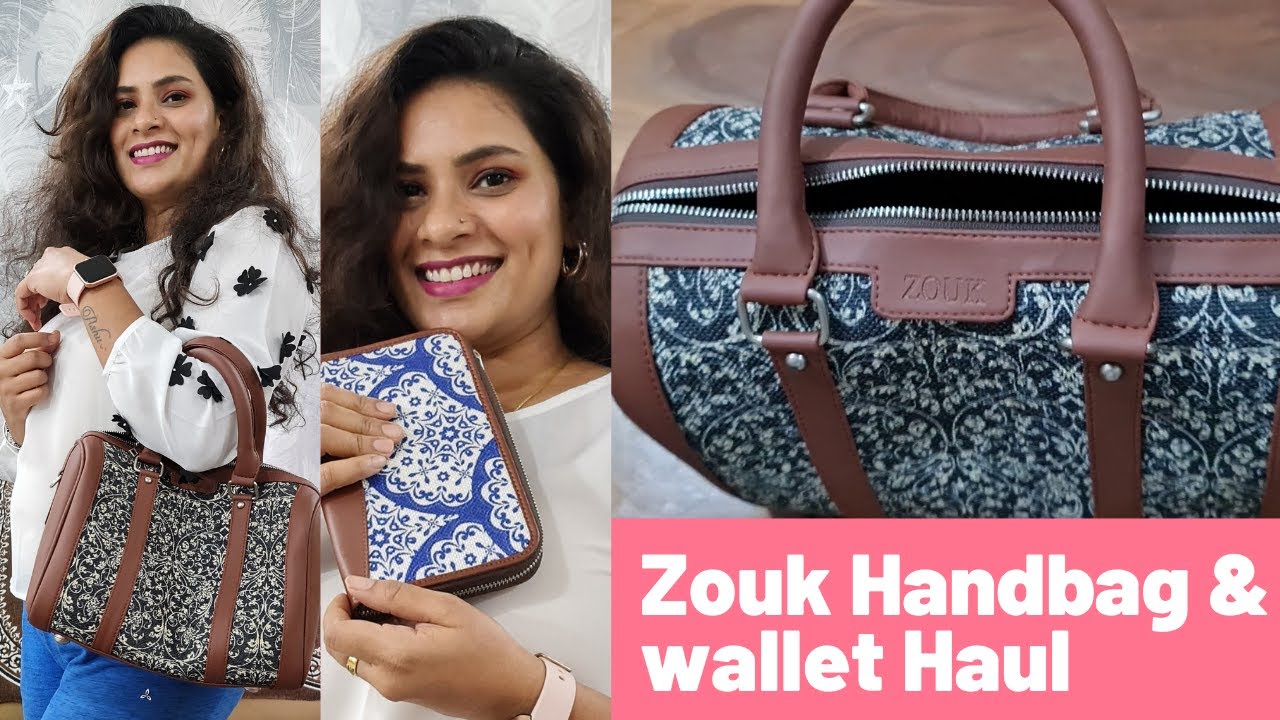 Zouk Handbag and wallet haul | Style with Zouk Handbags | youtuber Sabita