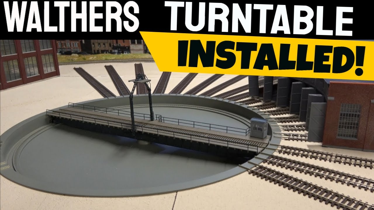 How to Install a Walthers 130ft Turntable, Part 2 - A Long Overdue Update!