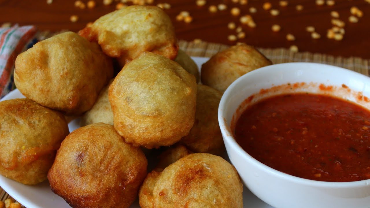 CHANA PURI /beignets salés fourrés aux pois chiches