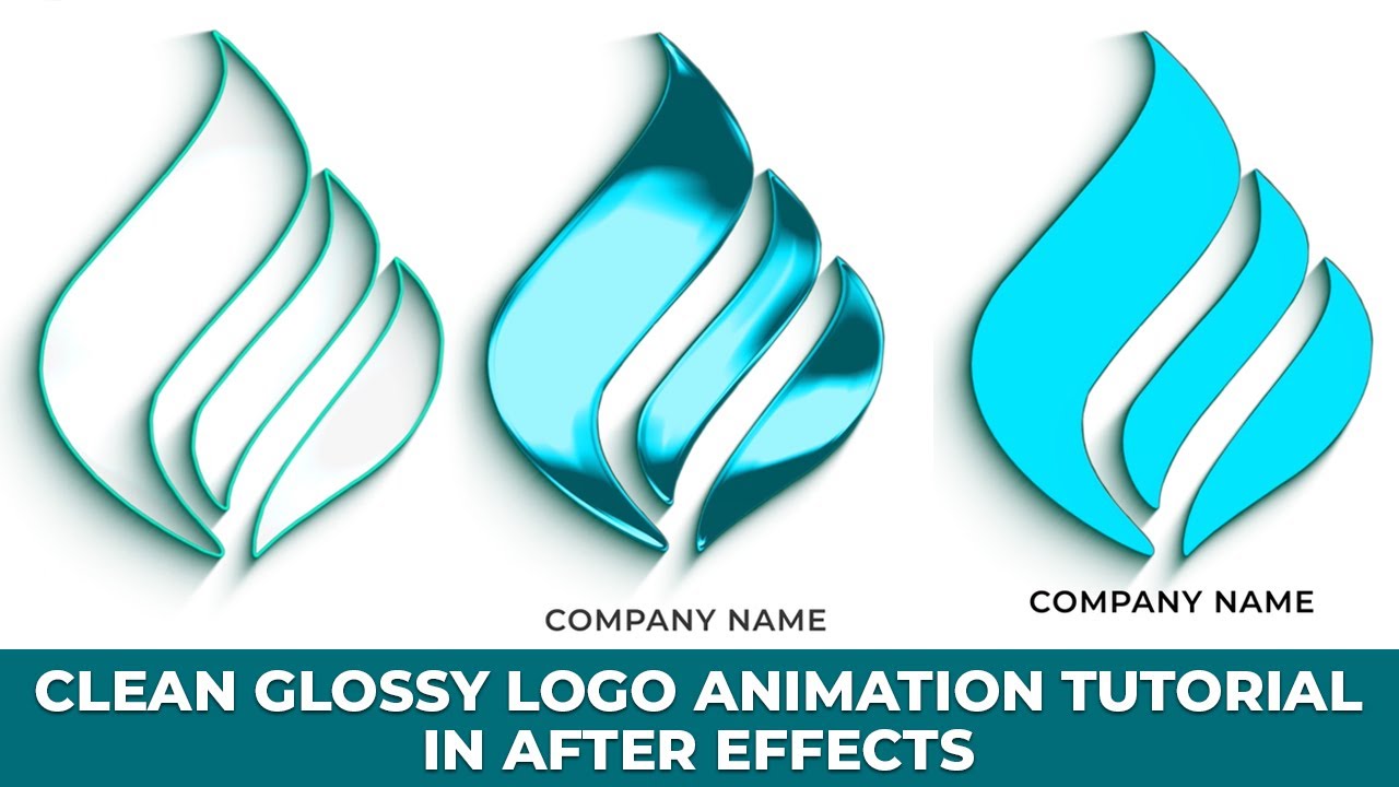 logo animation in after effects (Simple & Stroke)