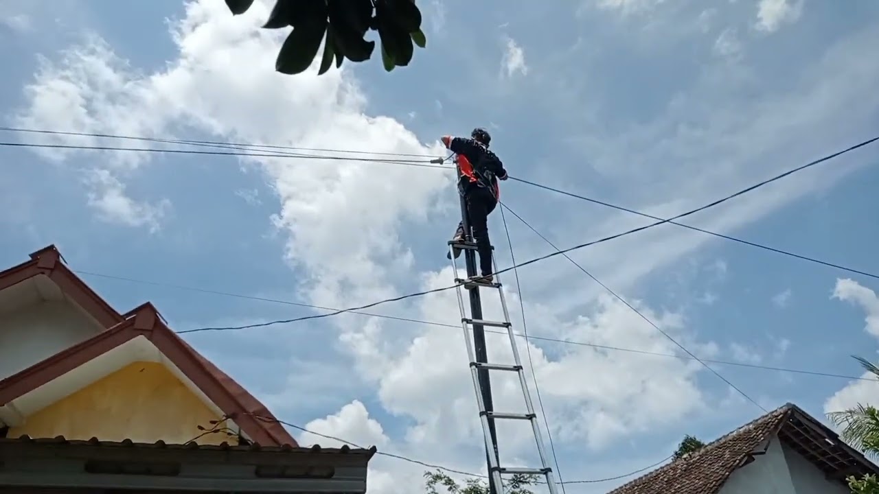 Pemasangan wifi pertama Minggu ini!!! (SELAMAT MENONTON CAK)