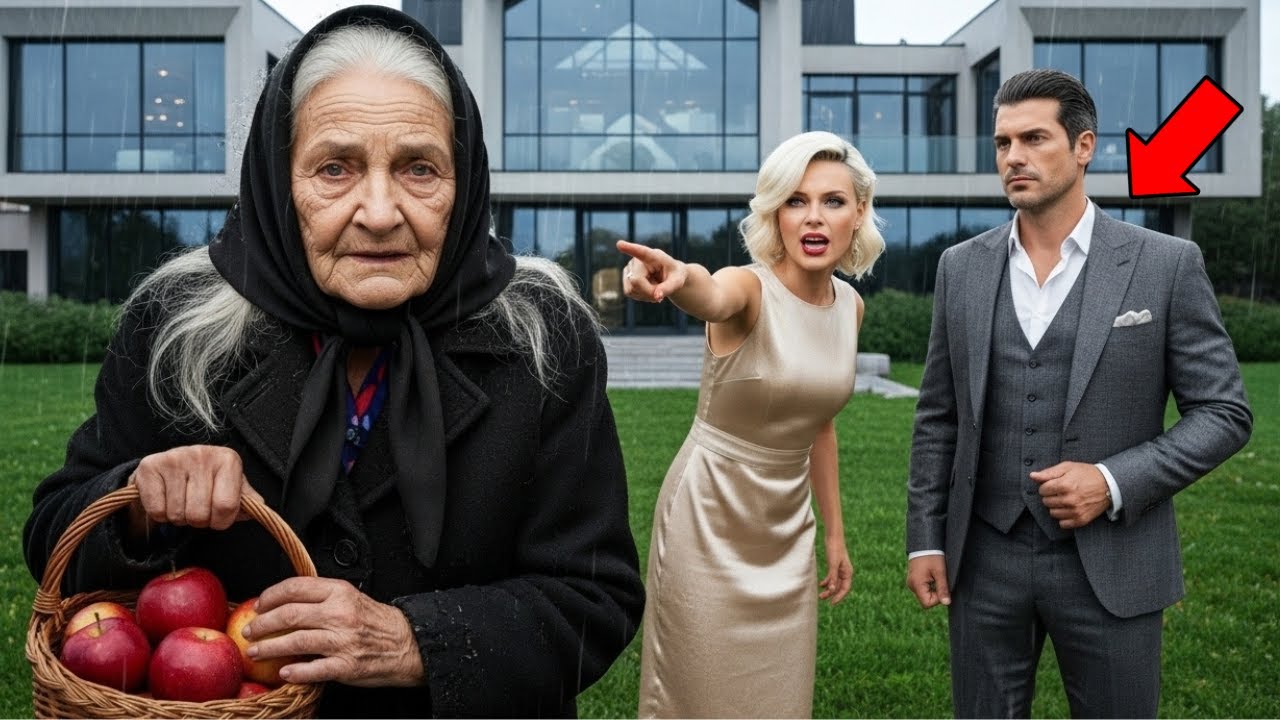 Жена ВЫГНАЛА нищую свекровь под дождь… Но ТО, что было спрятано в КОРЗИНЕ С ЯБЛОКАМИ, разрушило...