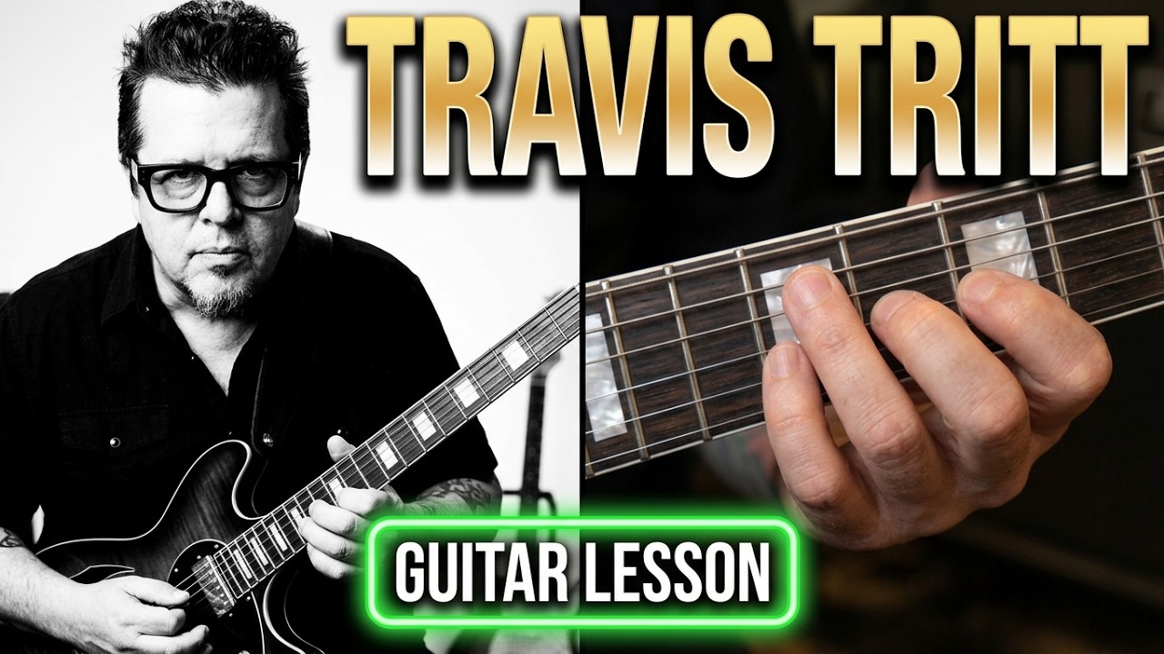 Урок игры на гитаре Travis Tritt - Trouble - CVT от Майка Гросса.