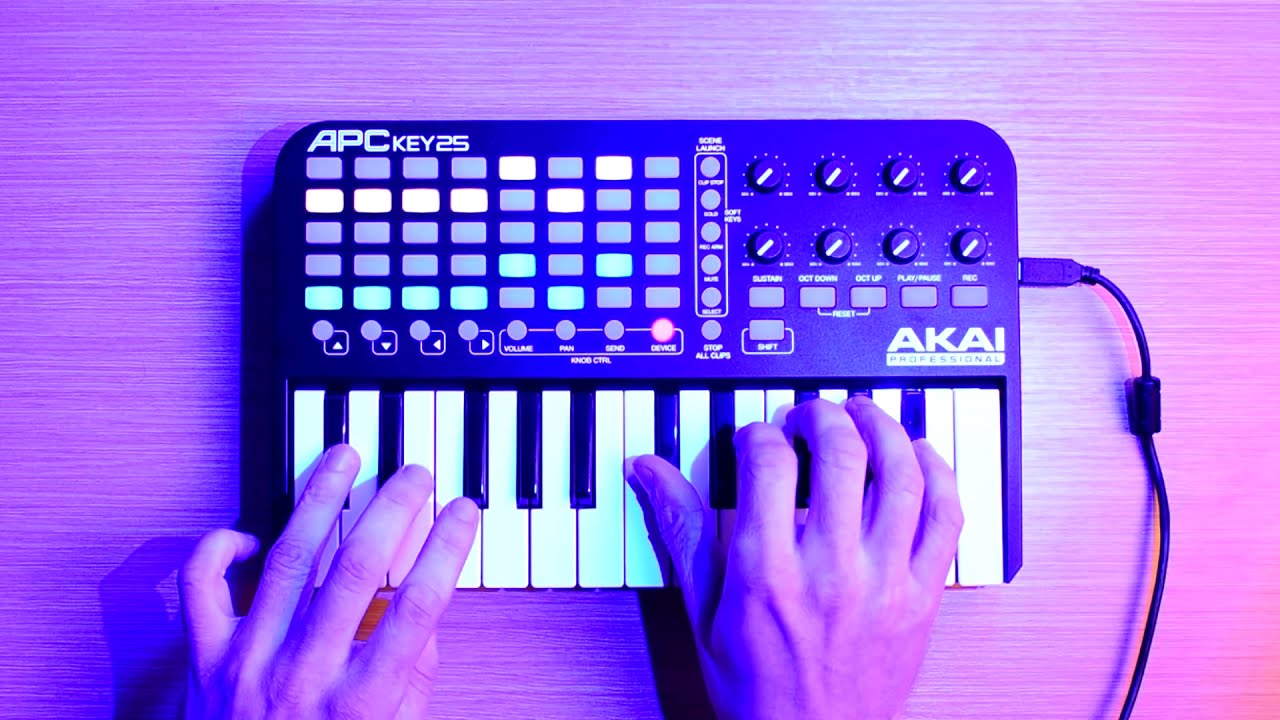 Ed Sheeran - Shape Of You (AKAI APC KEY 25 live looping performance)