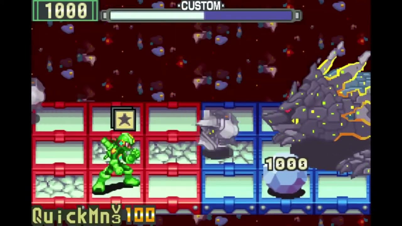 MMBN2 - Gospel HM (No Dmg Taken) S-Rank - Q-Code Quackery -- Exact Damage!