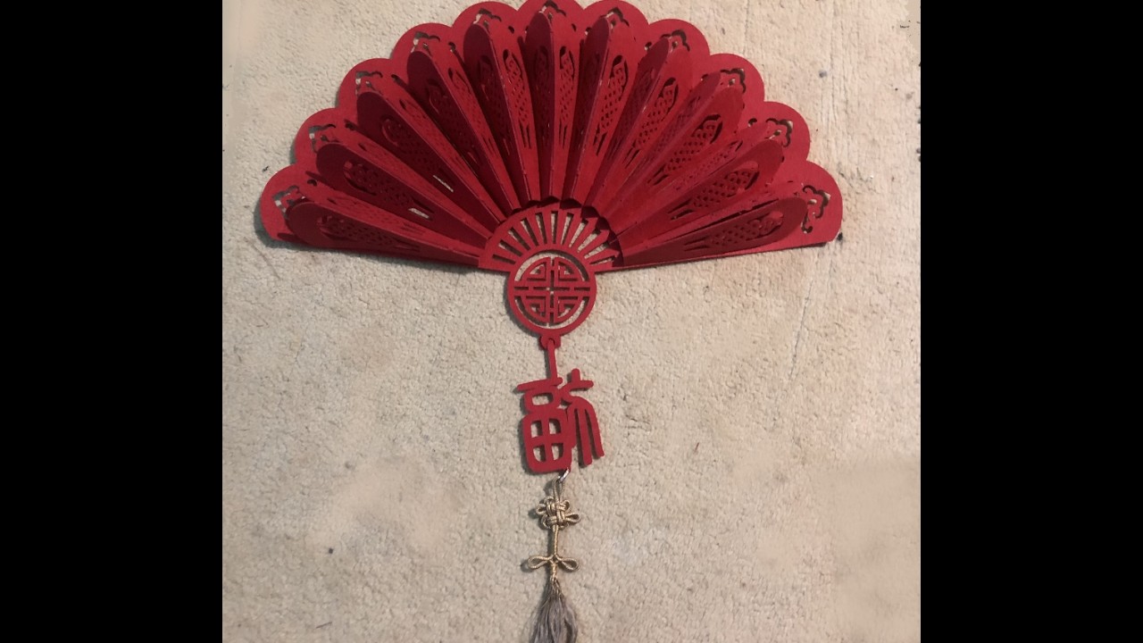 How to Assemble a Felt Chinese Decorative Fan | No Instructions + Easy DIY Upgrade