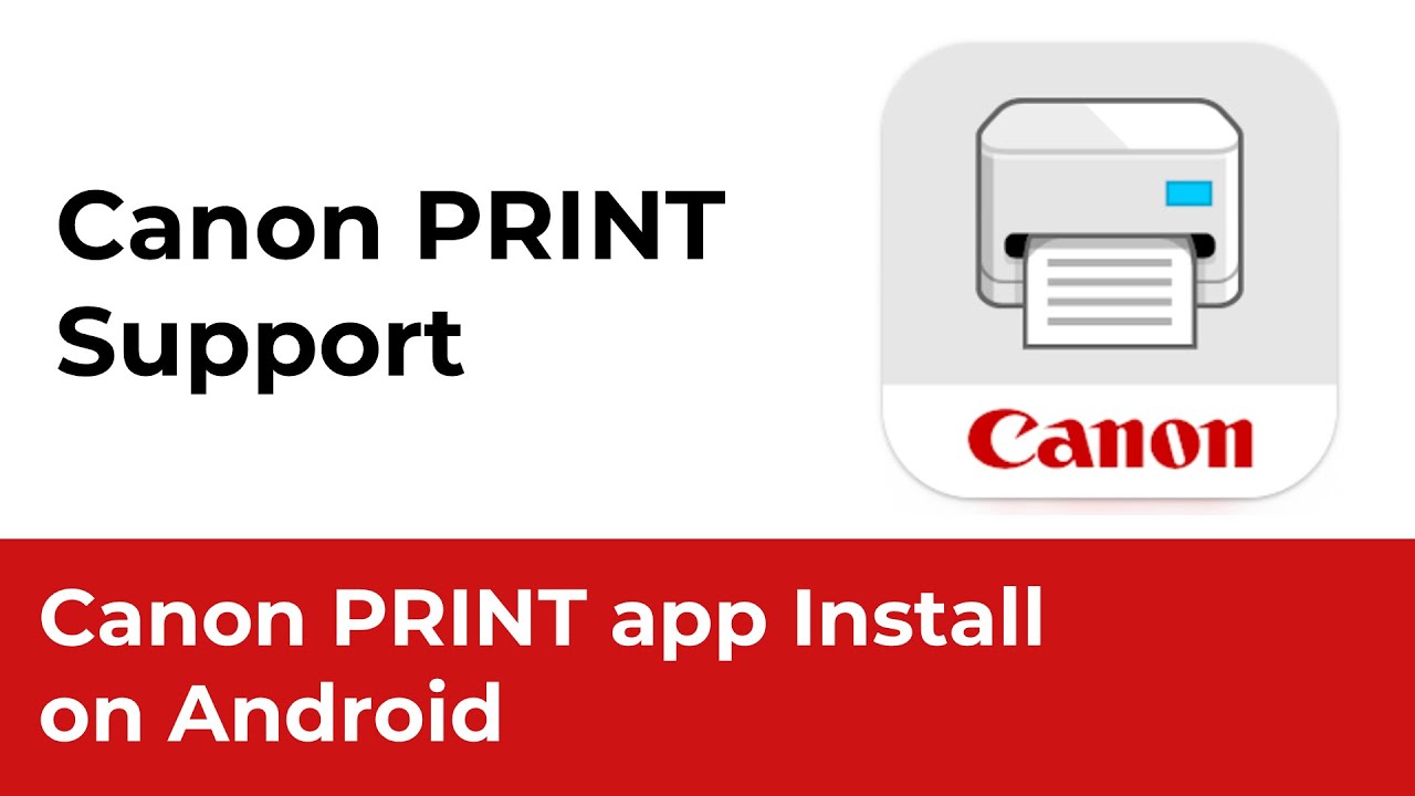 Samouczek instalacji aplikacji Canon PRINT na Androida