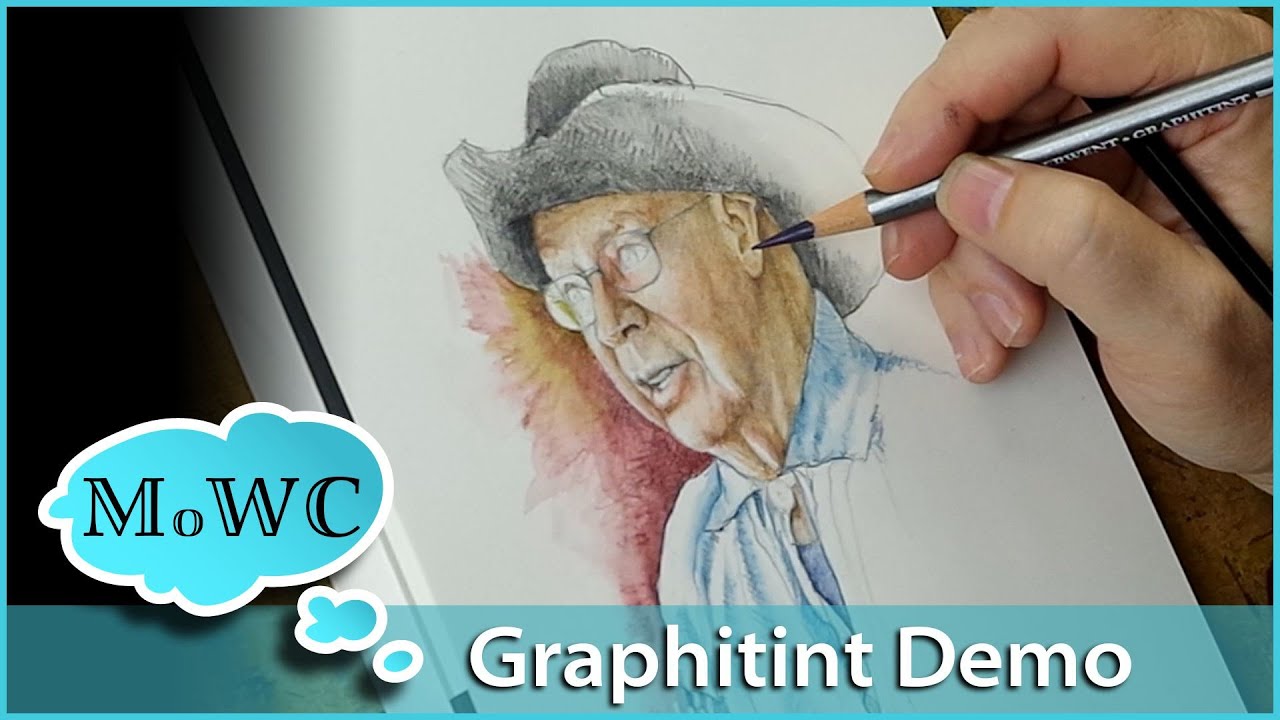 Обзор акварельного карандаша Derwent Graphitint