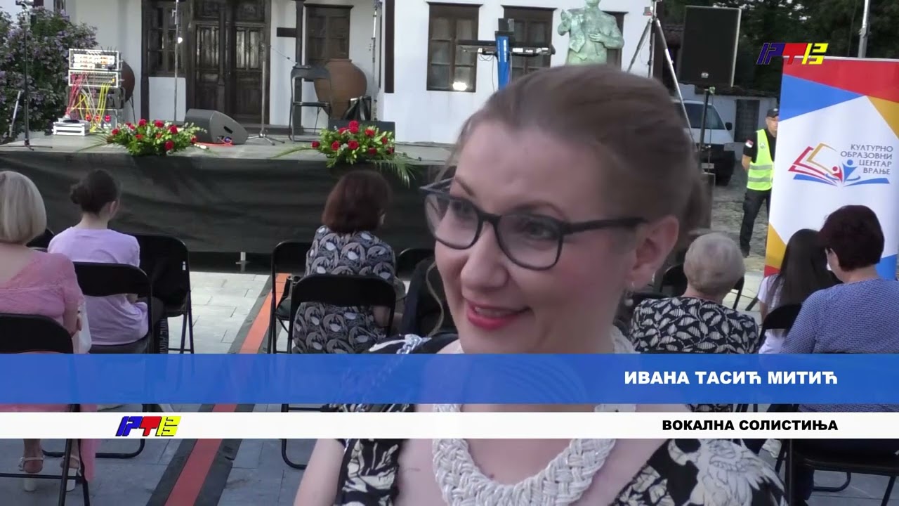 Branimir Stosic Kace pred vranjskom publikom / RTV Vranje/  1 7 2024