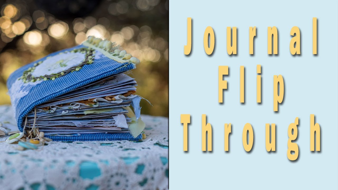 My Garden Story Journal Flip Through (SOLD) #journaljigsaw #RaindropLila