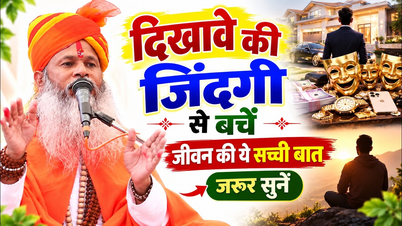 सोनु_महाराज_प्रवचन 2024 || जीवन में कभी दिखावा मत करो आप || sonu maharaj new upay 2024