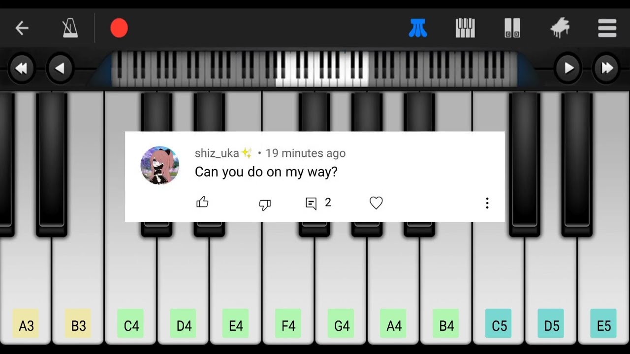 On My Way - Alan Walker, Farruko & Sabrina Carpenter • Perfect Piano App • Tutorial