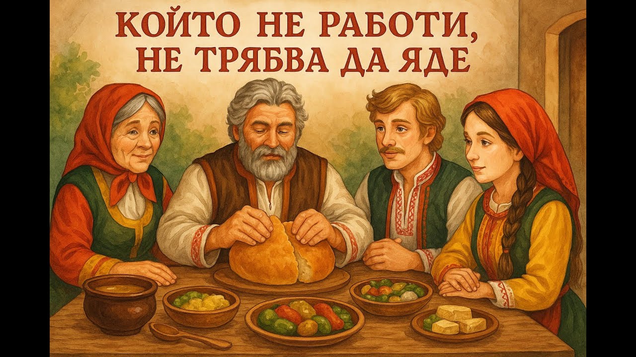 Приказки за лека нощ - Който не работи, не трябва да яде