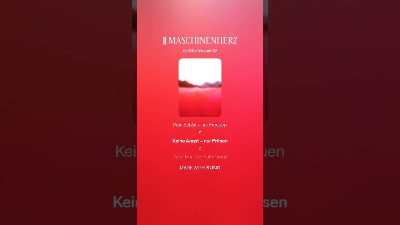 🎵 MASCHINENHERZ