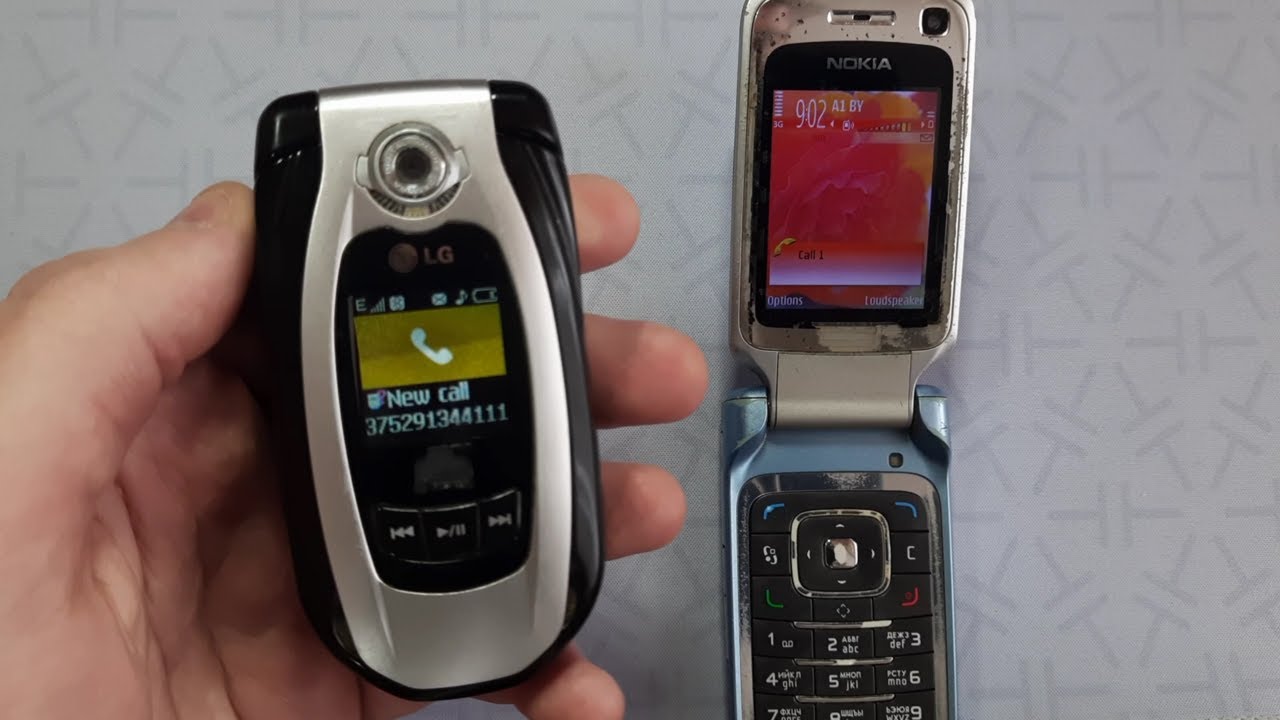 Incoming call & Outgoing call at the Same Time LG M4410 + Nokia 6290