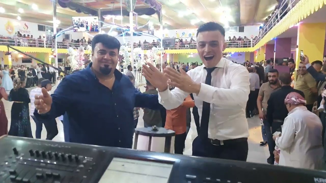 حفلة مكتلة في صالة نيروز  مع الفنان سعدون كوباني والعازف الساز خليل