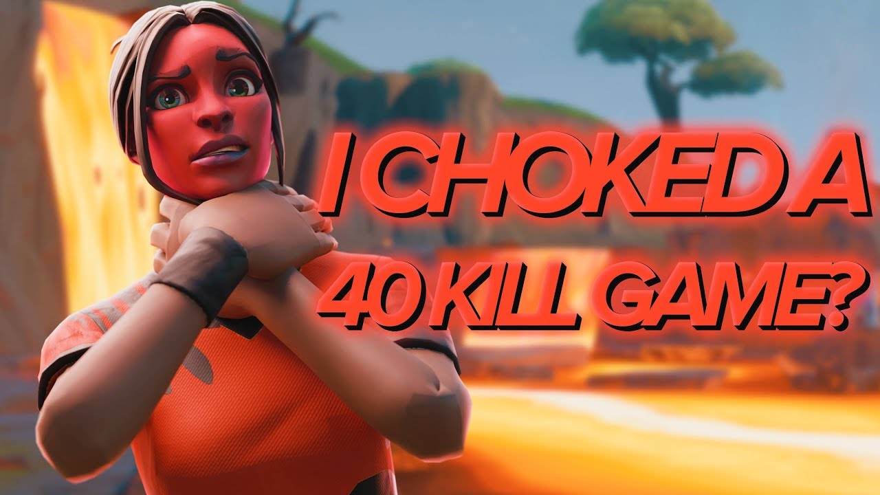 I CHOKED A 40 KILL GAME?